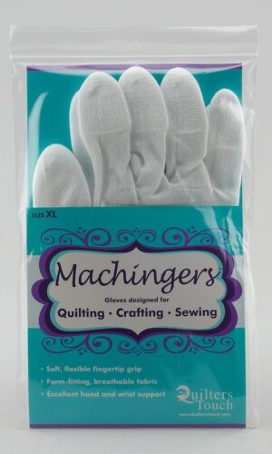 MACHINGERS GLOVES SIZE XL FOR MACHINE QUILTERS FOR MACHINE QUILTERS