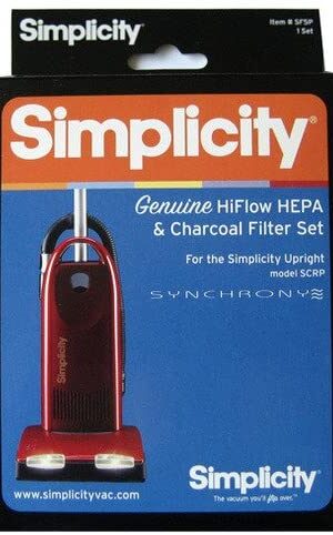 Simplicity #SF5P Synchrony Premium HEPA & Electrostatic/Charcoal Filter Set for Model SCRP