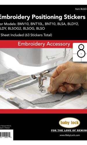 Babylock Embroidery Positioning Stickers 63 Stickers On 1 Sheet
