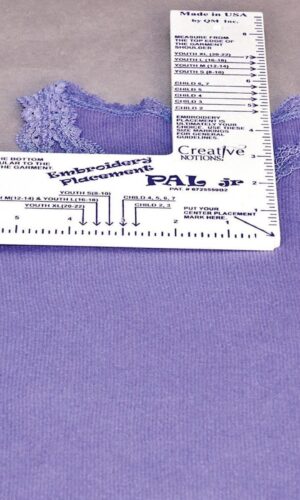 Embroidery Placement Ruler Jr.