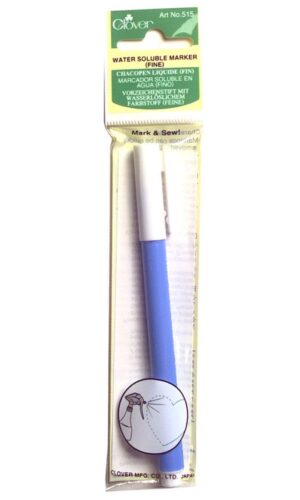 CLOVER WATER SOLUBLE MARKER FINE POINT BLUE FINE POINT BLUE