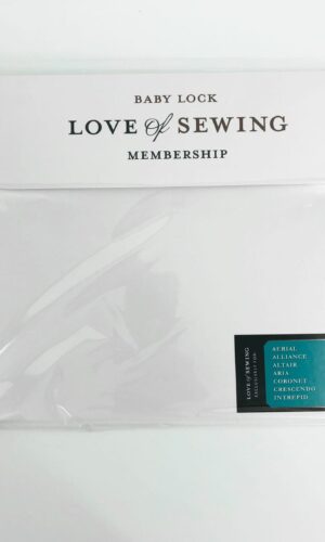 Baby Lock Love Of Sewing Membership Level 1 LOSML1